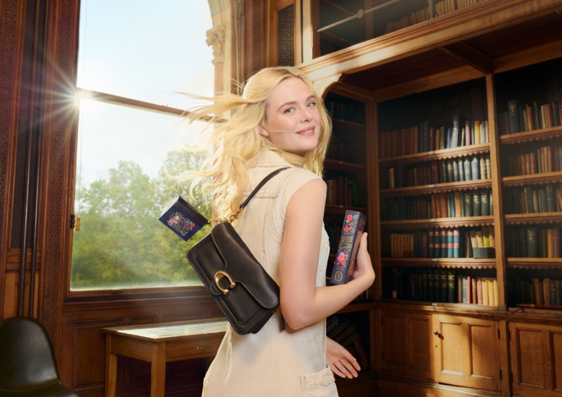 Elle Fanning & Coach Turn Spring Into a Storybook Dream